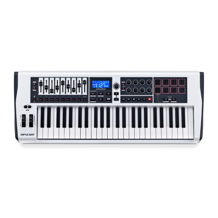 Novation Impulse 49 MIDI Controller – White